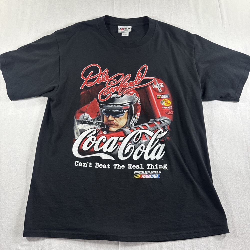 Vintage 1998 XL Dale Earnhardt Coca-Cola NASCAR Racing Family T-Shirt